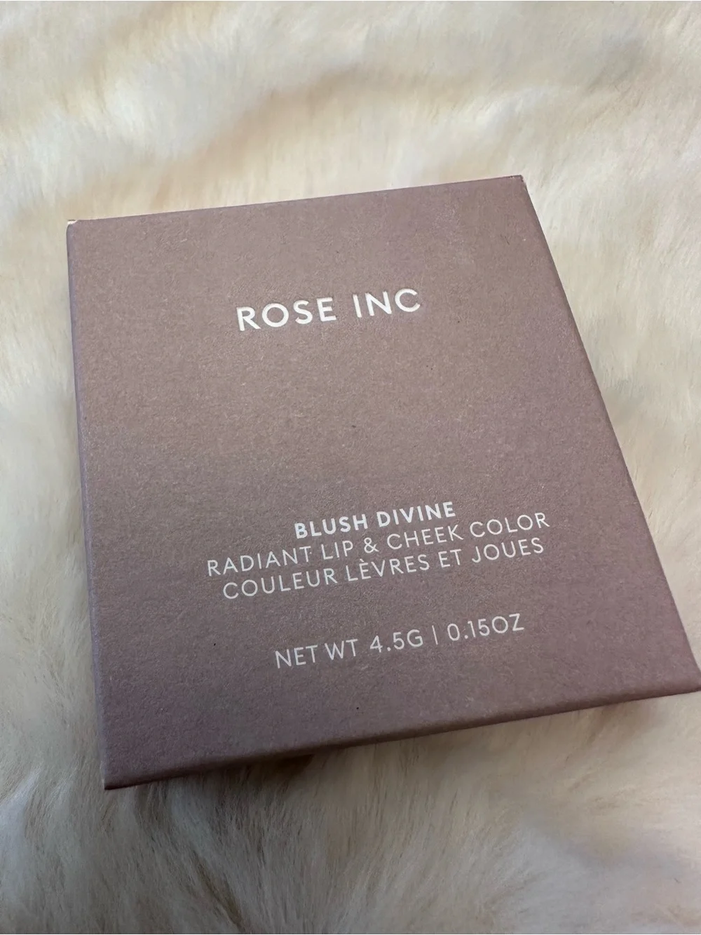 Rose Inc Blush Divine Lip Cheek Color Heliotrope NEW 4.5g